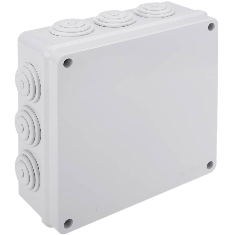 BOITIER DERIVATION CARRE 65X65X50 BLANC ENCAST.