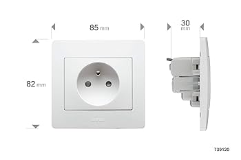 PRISE ENCASTRE VEINA/CRTN/PQT
